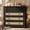Black, variant on Aukfa 4 Drawer Dresser with Rattan Doors, Modern Boho Storage Cabinet Wooden Chest of Drawers for Bedroom, Living Room, Walnut