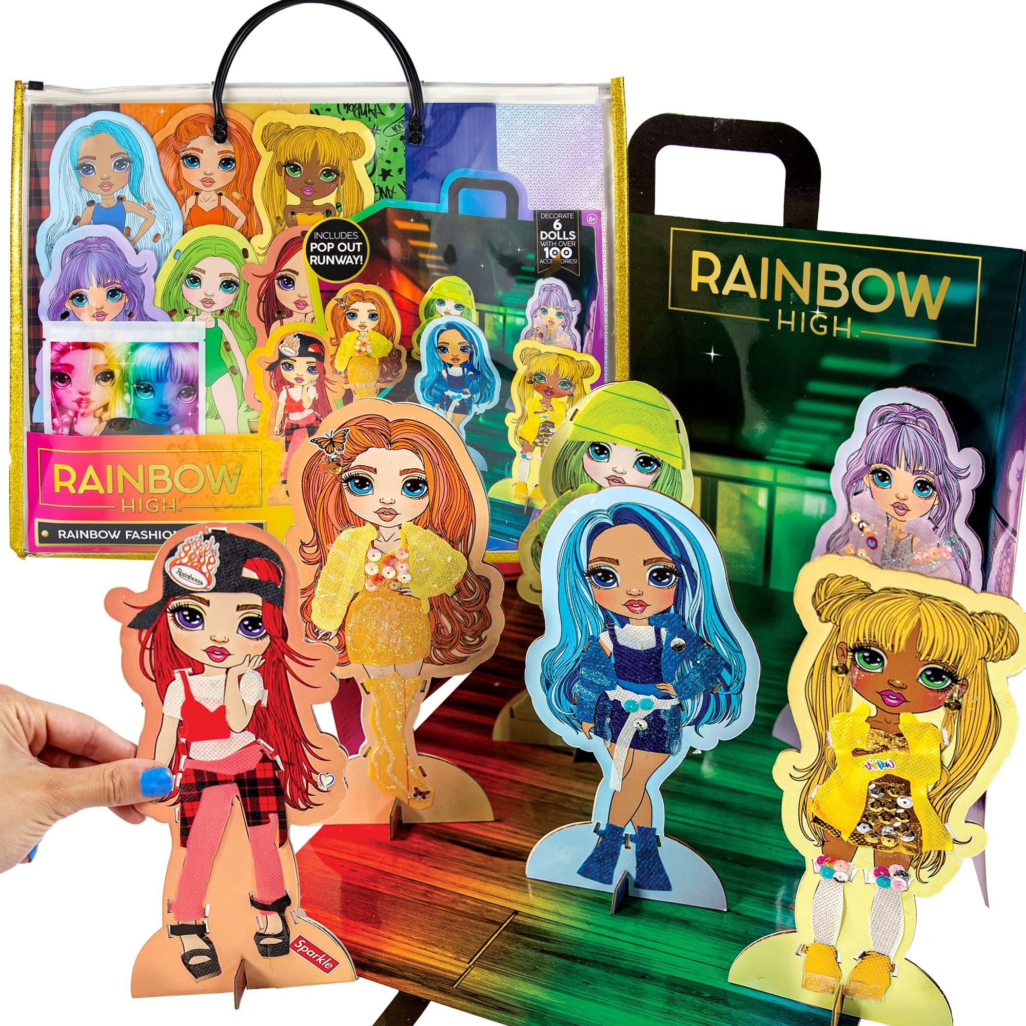 Rainbow High Fashion Runway by Horizon Group USA, Dress Up 6 Die-Cut Dolls, Fashion Show Finale!     ✨   | Season 1 Episodes 17 \u0026 18 | Rainbow High  Compilation