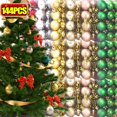 thumbnail image 2 of 144/24 piezas Mini bolas de Navidad galvanizadas Multicolor Árbol de Navidad Colgante Bola para regalos de fiesta de Año Nuevo Decoración al por mayor, 2 of 5