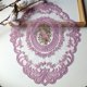 thumbnail image 3 of 2Pcs Embroidered Lace Placemat Coaster Coffee Doilies Table Mat Cover Home Decor, 3 of 7