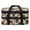 Brown Cow, variant on 20L Double Insulated Casserole Carrier for Hot or Cold 600D Waterproof for Parties Picnic Cookouts,Emerald Marbling Printed