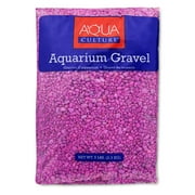Aqua Culture Aquarium Gravel, Neon Lavender, 5 lb