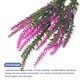 thumbnail image 3 of 8 Paquetes Artificiales Unique Bargains Lavanda Flores Imitación Fucsia 14.96 Pulgadas, 3 of 6