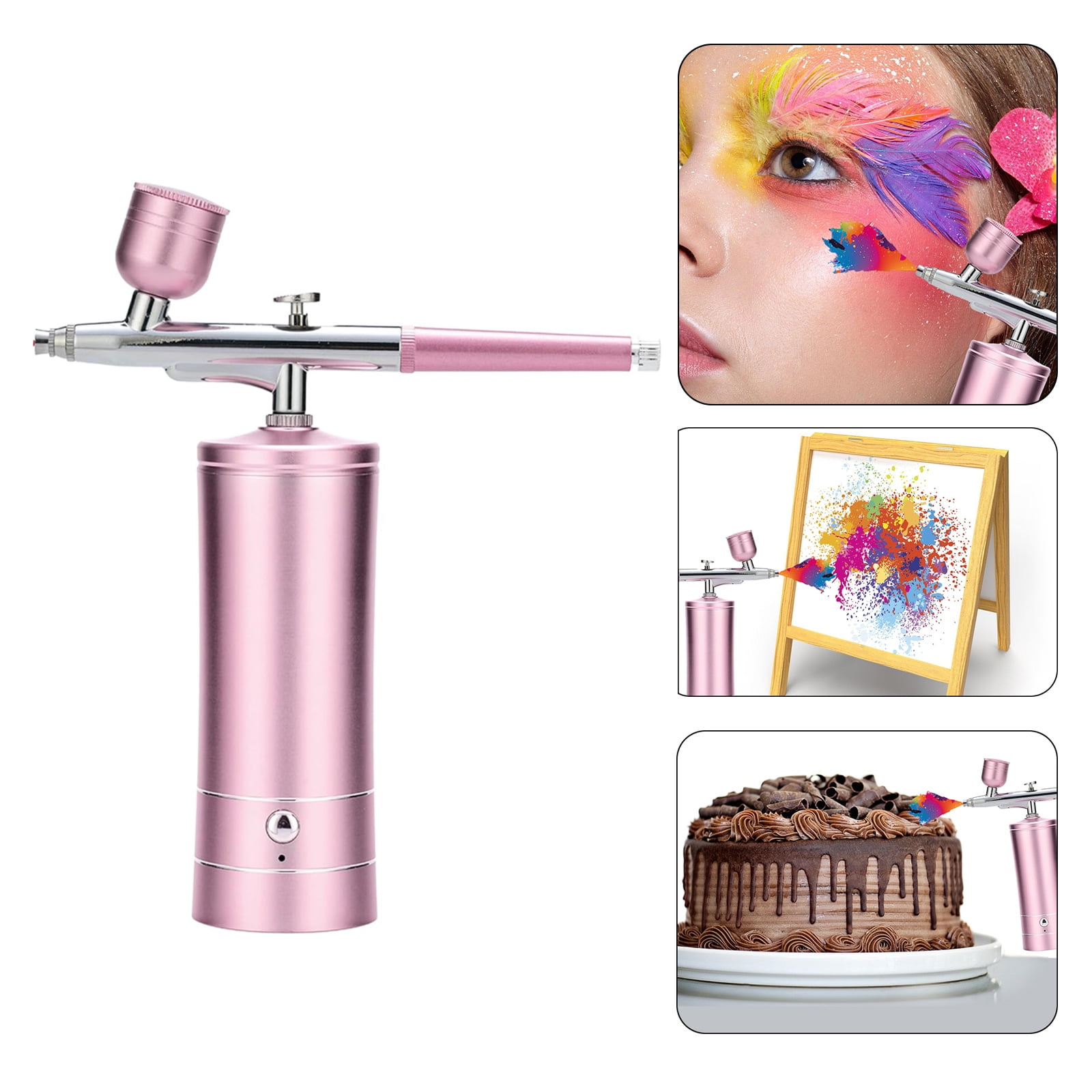 Cordless Air Brush Guns 0.3mm Nozzle Airbrushes Set Airbrushes Set with Compressor for Model Making Miniatures Painting