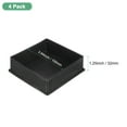 thumbnail image 3 of Uxcell 4-Pack Tapas de Pierna Cuadradas para Muebles, Tapas de Pierna de 3.94" (100mm) para Sillas/Mesas/Camas, 3 of 7