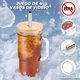 thumbnail image 2 of Vasos de Vidrio para Beber Con Tapas y Pajitas y Asa, Vaso Tipo Lata De Vidrio, Bebidas Vasos, Jarra, Cristal Con Cepillo Limpiador, botella de boba reutilizable, 2 of 4