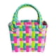 thumbnail image 3 of Bolso de mano tejido impermeable organizador fácil de limpiar bolsa de viaje cesta de compras Estilo E, 3 of 9