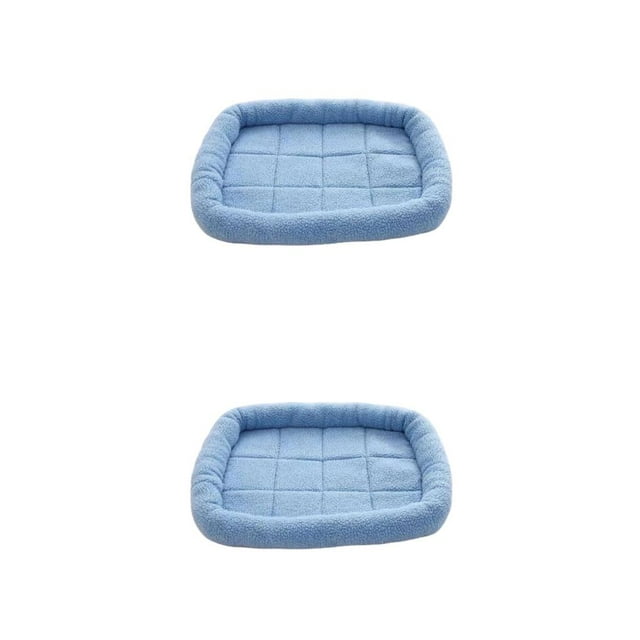 Decodeary Variety Of Colors Available For Cute And Practical Cat Bed Durable sky blue S,38*28cm 2Set