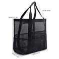 thumbnail image 7 of Shoreew Mesh Beach Bag with Zipper Large Capacity Beach Tote Foldable Design Waterproof Sand-proof Pool Bag with Pockets, 7 of 7