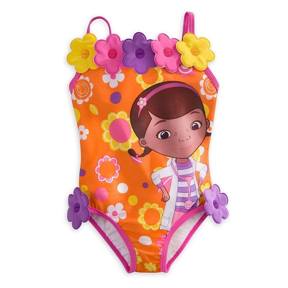 Doc McStuffins Disney Official Girls Swimming Bikini Age 3/6Years 