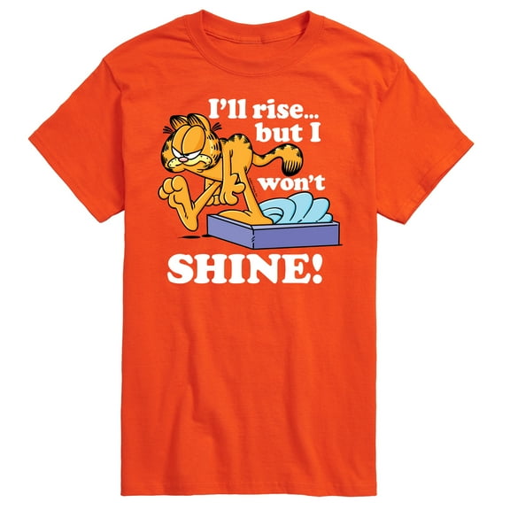 Garfield - Rise But Won't Shine - Men's Short Sleeve Graphic T-Shirt