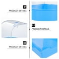 thumbnail image 4 of Baño para pájaros con jaula, con múltiples jaulas y cubierta para pájaros pequeños, canarios, periquitos y loros (azul), 4 of 6