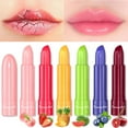 thumbnail image 4 of Color Changing Lipstick, Moisturizing Lip Balm, Fruit Flavored Long Lasting Hydration Lipstick, Natural pH Reactive Moisturizing and Nourishing Lip Makeup for Soft Smooth Lips, 4 of 4