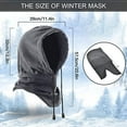 thumbnail image 3 of MMTX Balaclava Winter Face Mask Men Women Fleece Balaclava Ski Mask Windproof Motorcycle Masks Neck Warmer Balaclava Face Hood for Bicycle Snowboard Outdoor Sports Unisex (Gray), 3 of 7