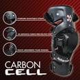 thumbnail image 2 of Asterisk Carbon Cell Pro - Advanced Knee Protector Brace (Right Only) for Motocross, Snowboarding, Wakeboarding, Off-Roading, Football, & More - Size Mediun, 2 of 9