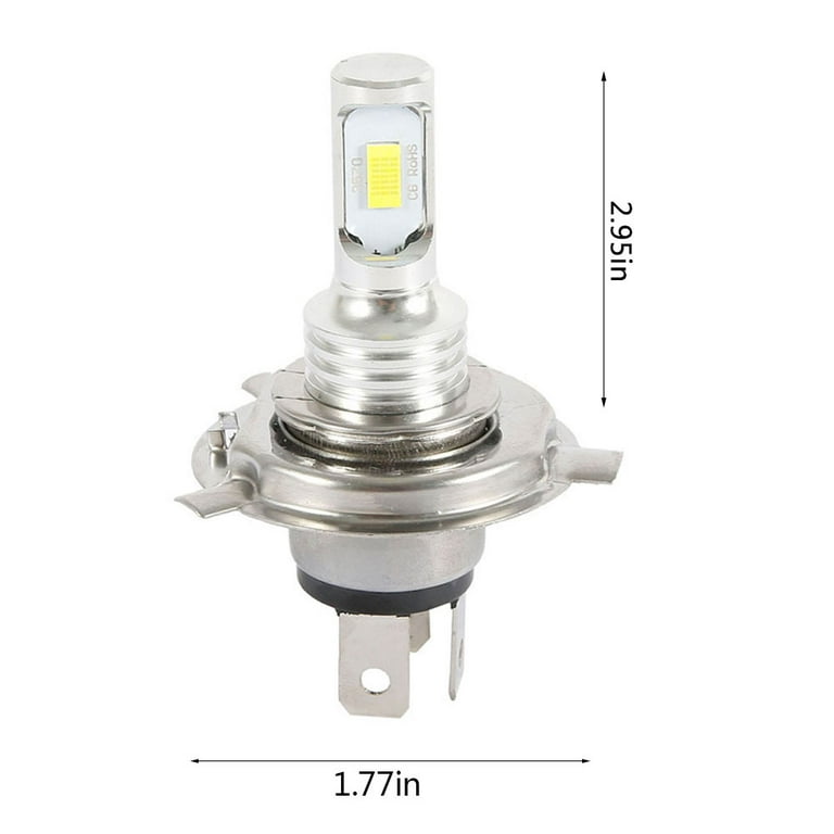 9003 P43t Hi/Lo Beam 6000K White 25W DC12V/24V 2500lm LED Headlamp  Replacement for H4 Halogen Lamp 4 Color Angel Eye H4 HS1 LED Motorcycle  Headlight Bulb - China Motorcycle LED, H4 LED