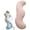 Pink, variant on XLYFVLGF Pea Pod Body Pillow for Side Sleeper, Ergonomic Pea Pod Full Body Pillow for Adults - Balanced Comfort & Targeted Support, Cooling Soft Memory Foam Long Pillow, Skin-Friendly Washable Cover