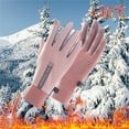 thumbnail image 2 of Warm Gloves, Gloves for Women, FNGZ Women's Winter Screen Gloves, Warm Fleece-Lined Gloves, 2 of 3