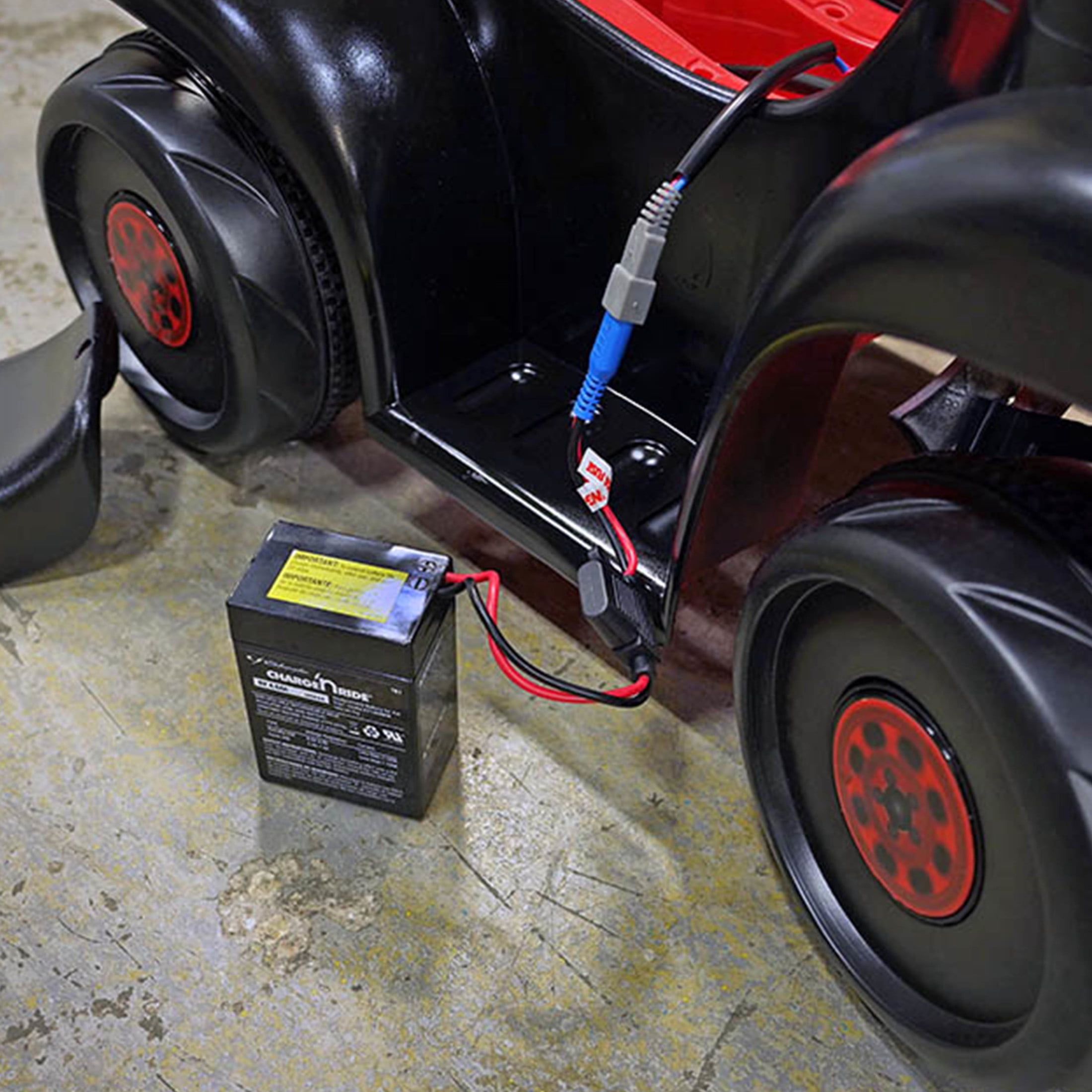 Schumacher Electric Charge ‘n Ride Rechargeable Replacement Battery for Ride-on Toys, Compatible with Kid Trax, 6V, 4.5 Amp Hours, TB1