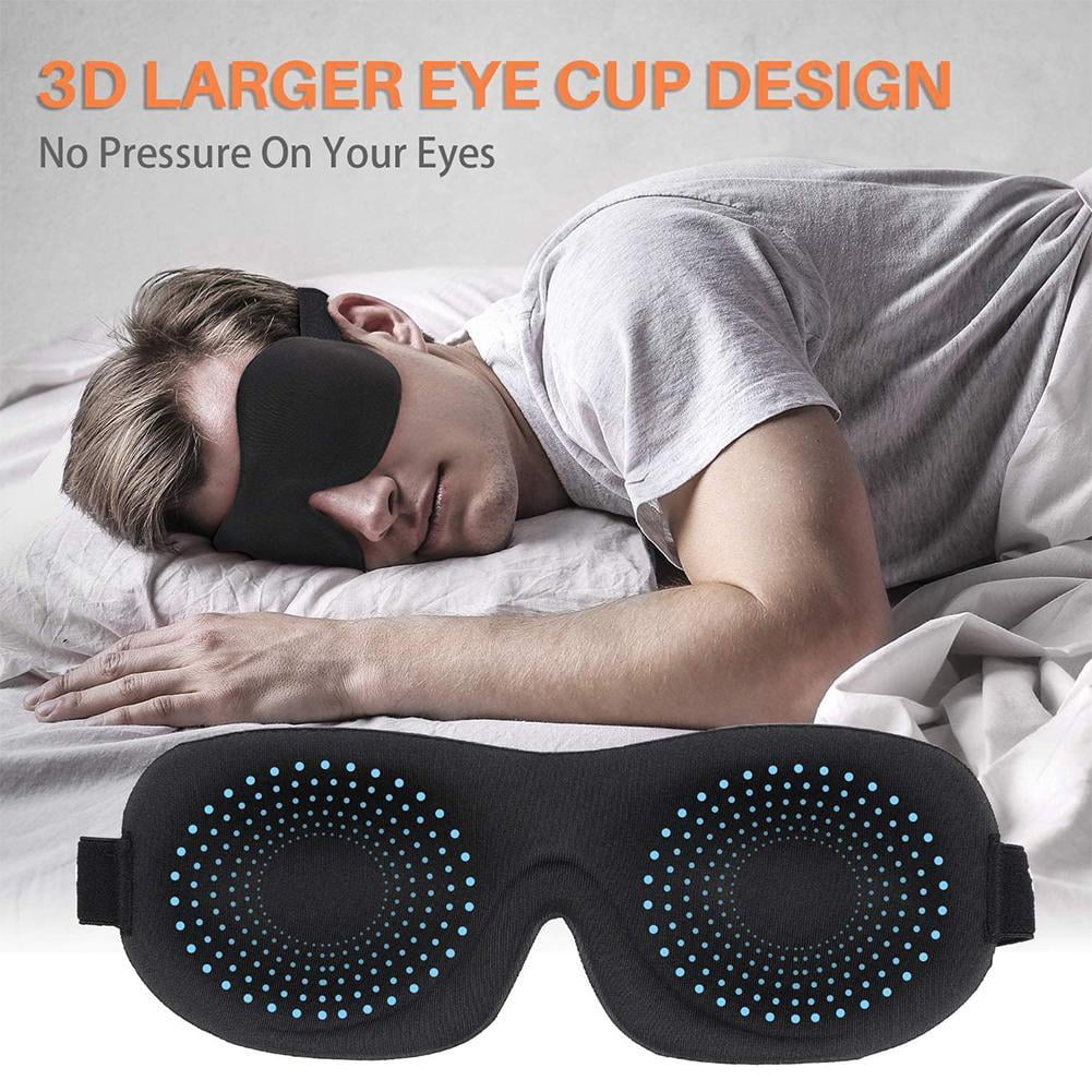 2021 New Ultralight 3d Blackout Rest Eyemasks Sleeping Mask Relax Comfortable Soft Night Blindfold For Women Men Eye Shades Travel Naps