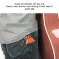 thumbnail image 3 of Faux Leather Guitar Pick Holder Case with Keychain Design, Efficient Pick Storage, Ideal Guitar Accessory, 3 of 7