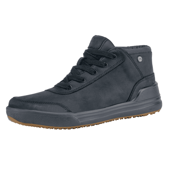 Shoes For Crews MOZO Natural, Men's Slip Resistant Work Shoes Sneakers, Black