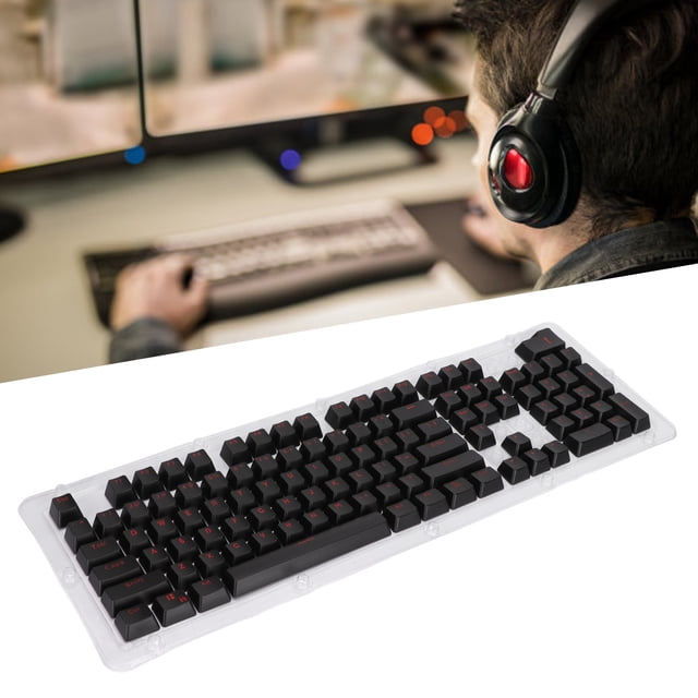 Opq 106 Keys Keycaps OEM Height Two Colors Injection Fastness OPQ Opaque Keycaps for 61/87/104 Keys Mechanical Keyboard