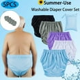thumbnail image 2 of 5 Reusable Pants for Adults, Anti-Leak Briefs with Secure Elastic Waistband, 2 of 8