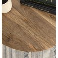 thumbnail image 3 of Kate and Laurel Soleyn Round Wood Side Table, 20x20x25, Natural, 3 of 5