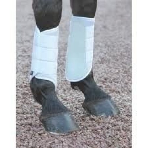 (Blanc, Poney) - Bottes de Brossage en Néoprène Shires