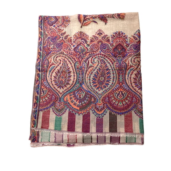 Scarves for Women Lightweight Floral Paisley Print in Gorgeous Color Combinations Accessory for Fall/Winter Long Wool Shawl Wrap Scarves