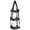 Black 83x30cm, variant on Hanging Organizer Bag,Over The Door Hanging Sports Equipment and Ball Storage, Garage Sports Equipment Organizer for Hold Soccer,Basketball,Football,Volleyball and Swimming Gear(Black 83x30cm)