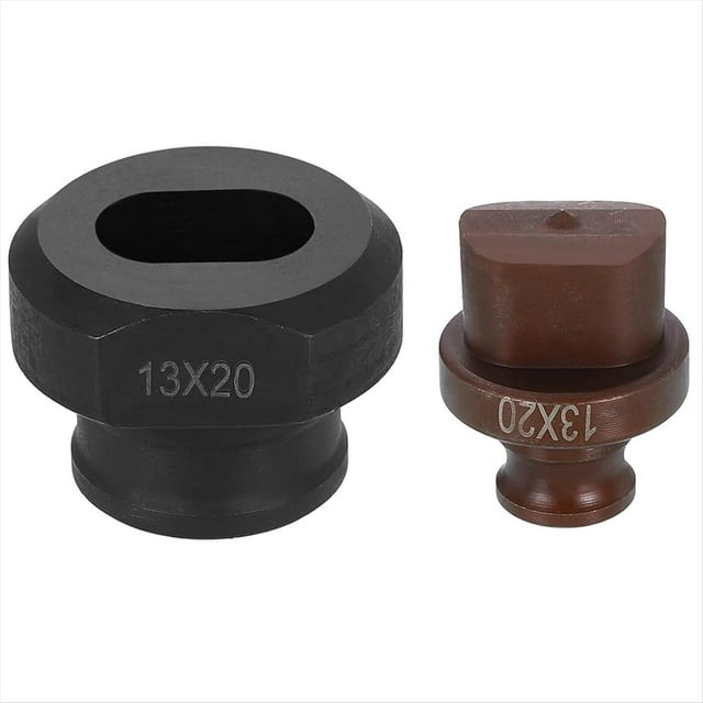 Perforadora HidráUlica de 13 X 20 mm con Orificio Ovalado, Acero 40Cr, Kit de PerforacióN EléCtrica para MáQuina de PerforacióN EléCtrica -20 y JP-20.