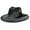 Black, variant on Wool Homburg Wool Hat Vacation Top Hat Panama Hat Porkpie Hat Surprise Gift for Boyfriend Father Uncle Casual