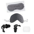 thumbnail image 5 of Double Sided Adjustable Size Sleep Eye Mask for Travel, Men and Women with 2 Earplugs, Earplug Storage Box, 5 of 6