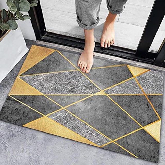 Oliegs Heated Blanket Theme Doormat For Entrance Way Welcome Mat With Slip Back Kitchen Rugs Chocolate