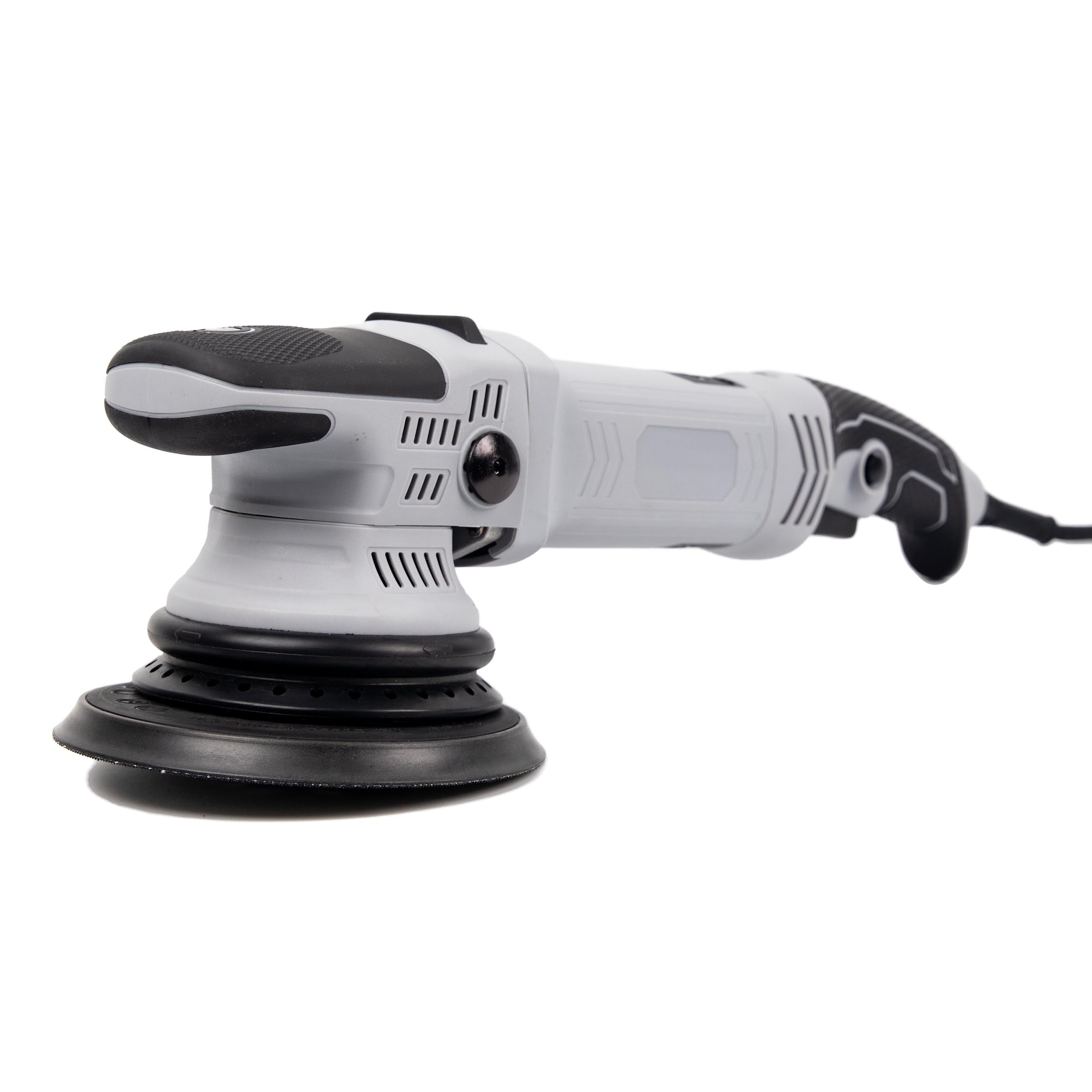Steel Force PRP675021 6-inch Dual Action/DA Polisher, Buffer Waxer with Lock Switch and 6 Variable Speeds for Car Detailing, Tile Cleaning and Wood Polishing