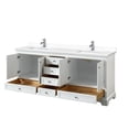 thumbnail image 4 of Wyndham Collection WCS202080DWBWCUNSMXX Deborah 80" Free Standing Double Basin Vanity Set, 4 of 7