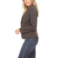 thumbnail image 3 of Women's Casual Long Sleeves Office Workwear Solid Blazer Jacket, 3 of 5