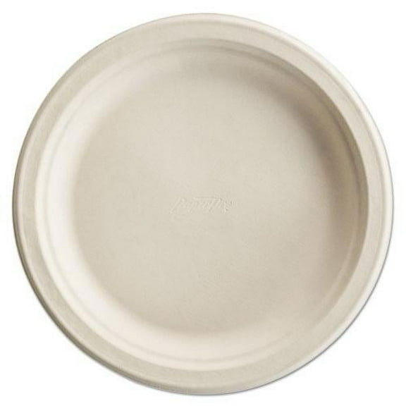 Paper Pro Round Plates 8 3/4", White, 125/Pack