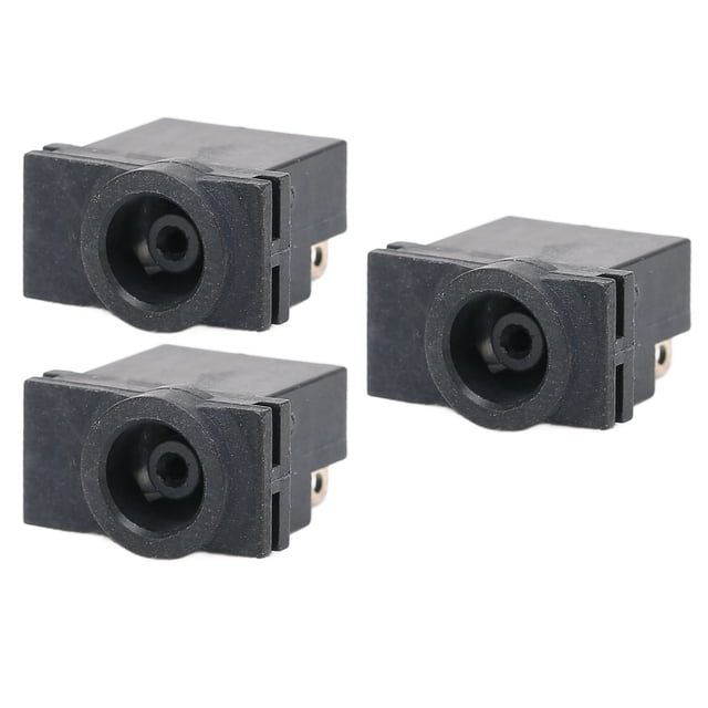 Conector de CC, 3 piezas de conector de alimentación de CC, conector de alimentación de CC, reemplazo de toma de CC, funcionalidad de alta precisión