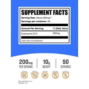 BulkSupplements Coenzyme Q10 (CoQ10) Powder - 200mg per Serving - 10 Grams (0.4 oz) - 50 Servings