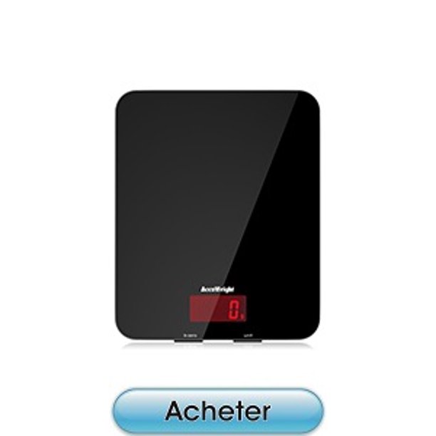 Balance De Cuisine Numérique 30Kg/1G, Avec écran L... - Grandado