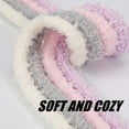 thumbnail image 2 of 2 Pairs Puffy Round Shoe Laces, 10mm Wide Thick Shoealaces for Casual Shoes, Soft Fuzzy Fluffy Shoelaces, for Casual Shoes, 2 of 8
