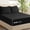 Balck-Queen, variant on 6 Piece Queen Sheet Set - Breathable & Bedding With 18-24 Inch Deep Pockets 1 Flat 1 Fitted 4owcases(queen Balck