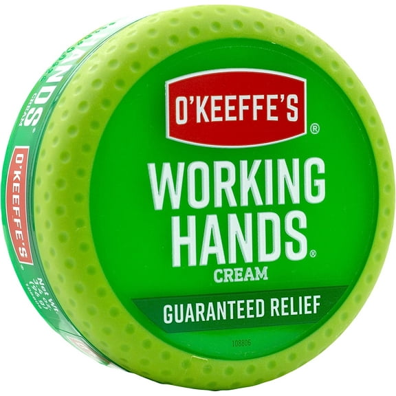 O'Keeffe's Working Hands Hand Cream, 3.4 Ounce Jar (Pack of 2)