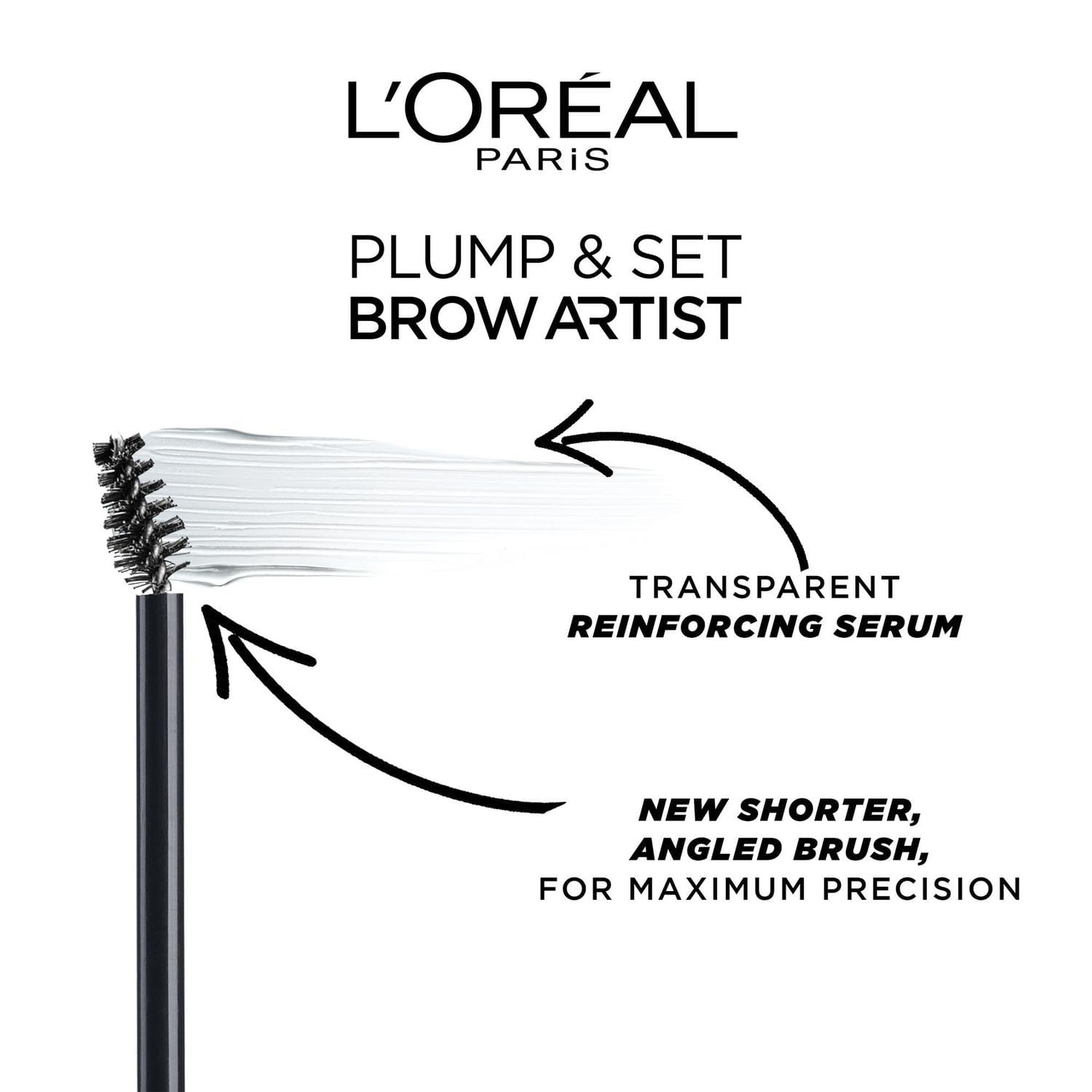 L’Oréal Paris Brow Artist Plump & Set, gel à sourcils volumisant, Transparent, 100 ml (3,52 oz liq.) Gel à sourcils volumisant.