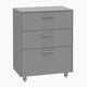 thumbnail image 1 of Gabinete Básico Piki, Color Gris, 3 Cajones, 1 of 6