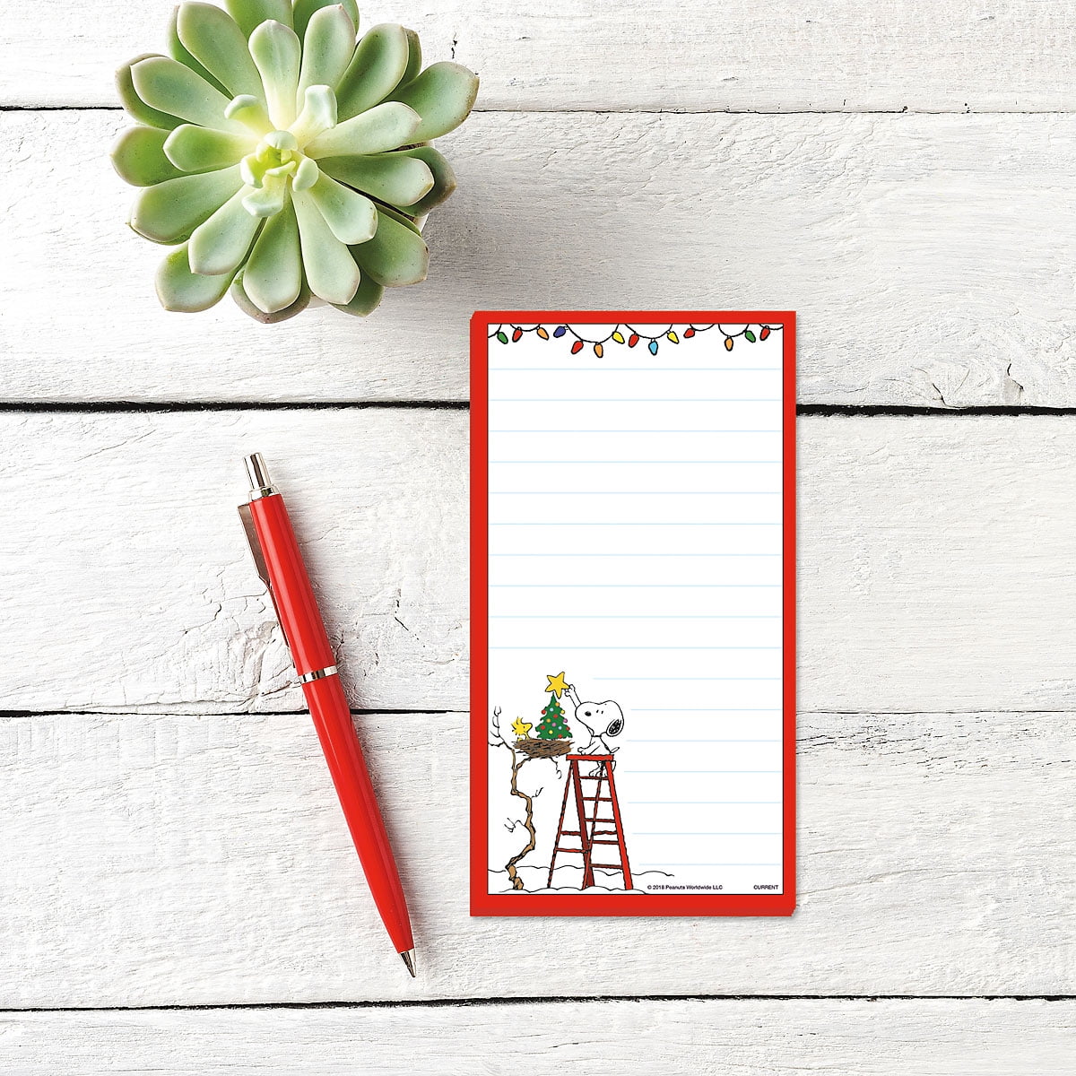 Current Snoopy™ Christmas Magnetic Memo Pads, Set of 2, 60 Sheets