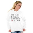 thumbnail image 4 of Sorry Im Late I Saw a Unicorn Excuse Women Plus Size Crewneck Sweatshirt Brisco Brands 2X, 4 of 5